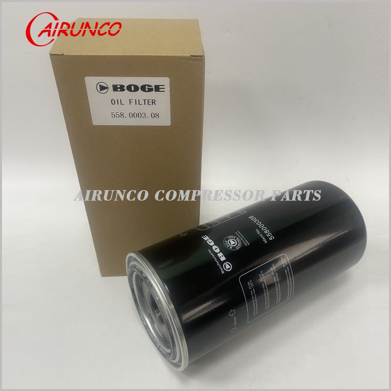 Fit Boge Air Compressor Oil Filter 558000308 air compressor filter​